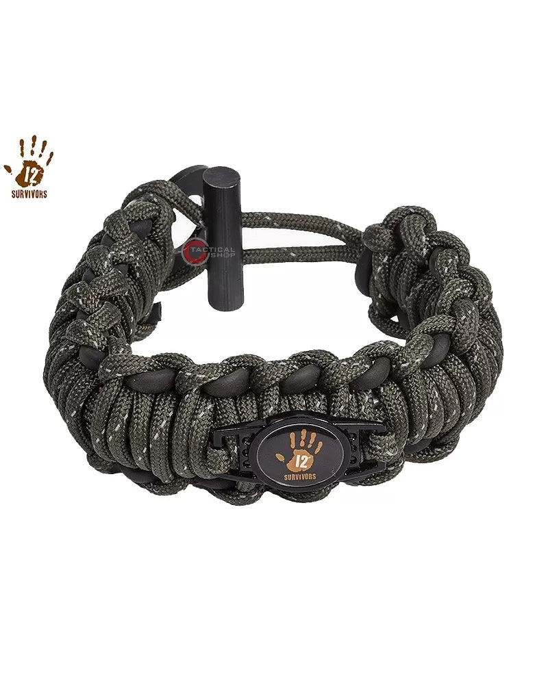 12 Survivors Paracord Survival Band