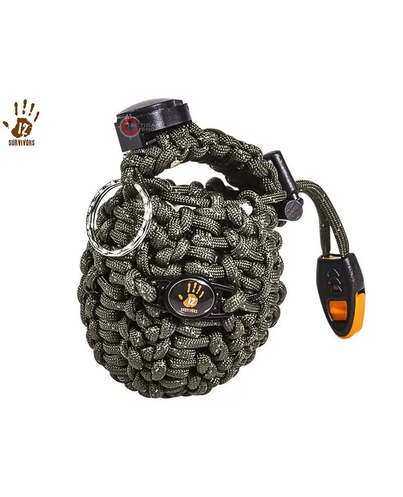12 Survivors Paracord Survival Orb
