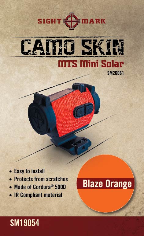 Blaze orange protective skin for SM26061 tactical equipment
