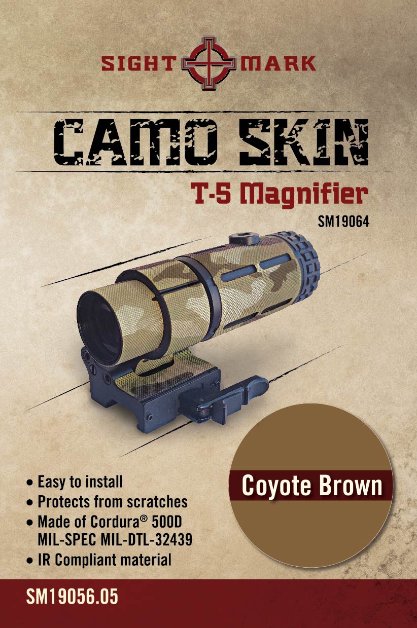 Coyote brown camouflage skin for SM19064 tactical equipment